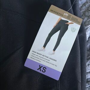 Mondetta Black High Waist Leggings